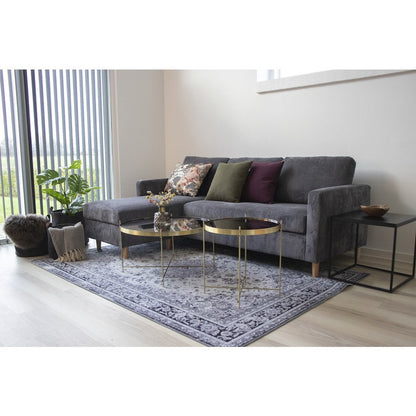 Beistelltisch in Schwarz, 45 × 45 × 45 cm | VIA X SELECTION