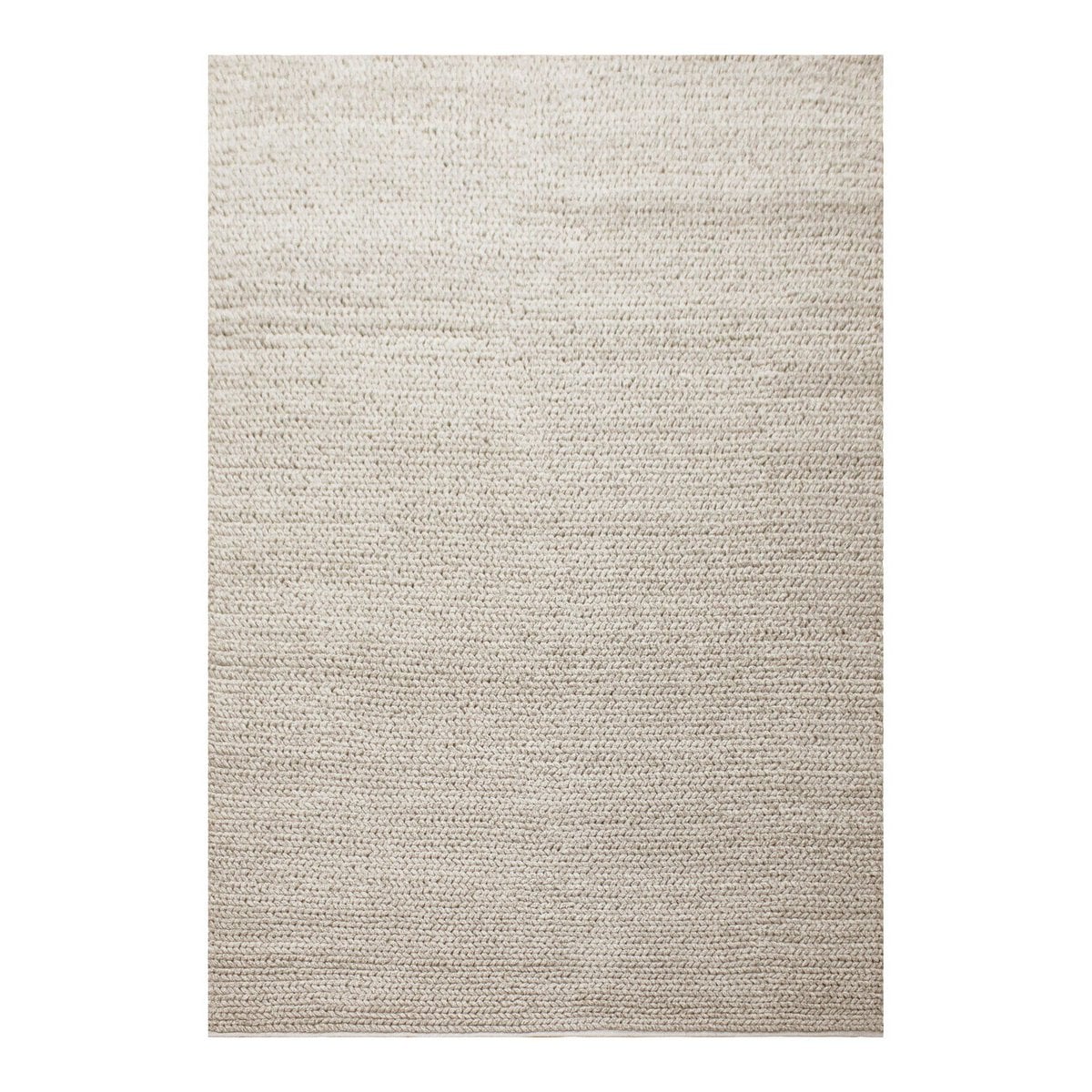 Handgewebter Teppich aus Wolle und Baumwolle natur, 160 × 230 cm | VIA X SELECTION