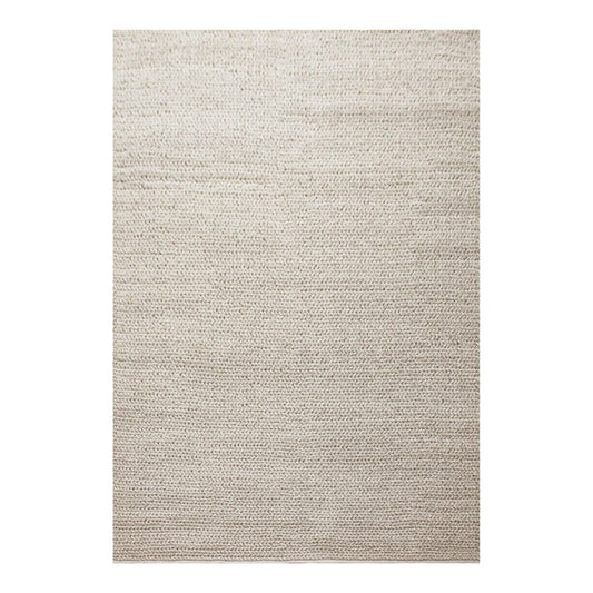 Handgewebter Teppich aus Wolle und Baumwolle natur, 160 × 230 cm | VIA X SELECTION