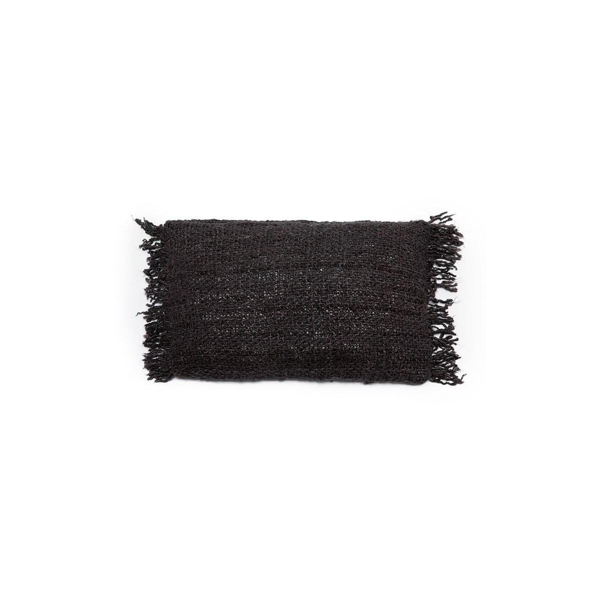 Kissenbezug aus Baumwolle in Schwarz und Dunkelblau, 30 × 50 cm | VIA X SELECTION