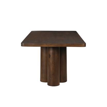 Esstisch Mangoholz sechs Zylinderfüße, 200 × 100 cm | VIA X SELECTION