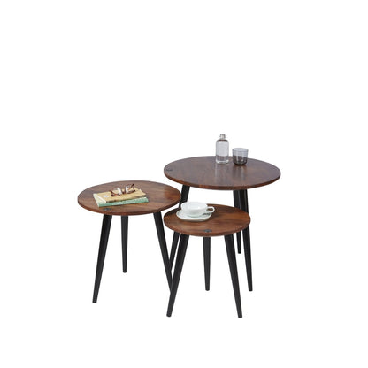 TOM TAILOR Home Beistelltisch aus Mangoholz, 60 × 60 × 57 cm | VIA X SELECTION