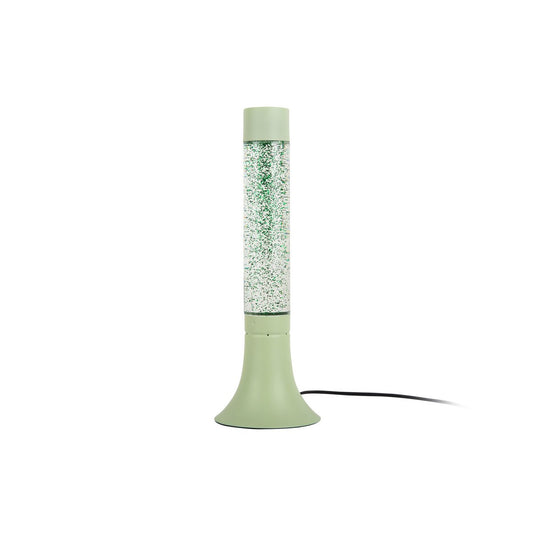 Leitmotiv Astro Glitter Tischleuchte aus Glas in Grün | VIA X SELECTION