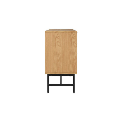Breite Kommode mit Eichenfront, 40 × 120 × 80 cm | VIA X SELECTION