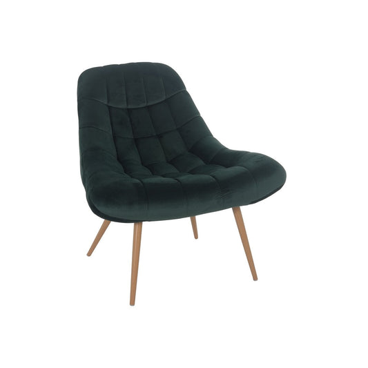 Loungesessel aus Samt grün mit XXL-Sitzfläche | VIA X SELECTION