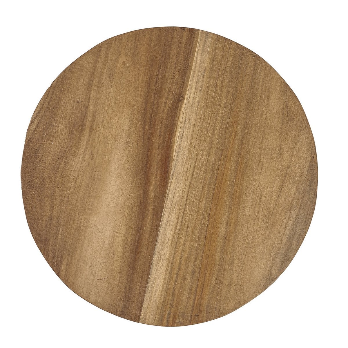 Hocker aus Teakholz natur mit runder Sitzfläche | VIA X SELECTION