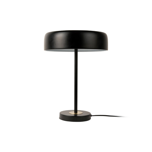 Leitmotiv Gold Disc Tischleuchte in Schwarz | VIA X SELECTION