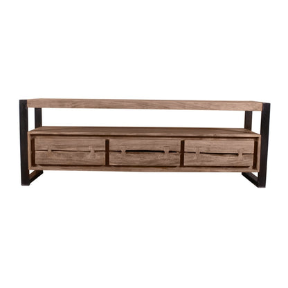 Schreibtisch mit Baumkante und Schubladen 160 cm | VIA X SELECTION