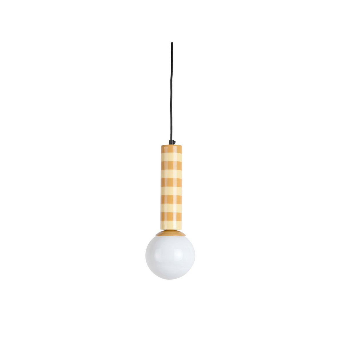 Leitmotiv Rayado Pendelleuchte in Gelb | VIA X SELECTION