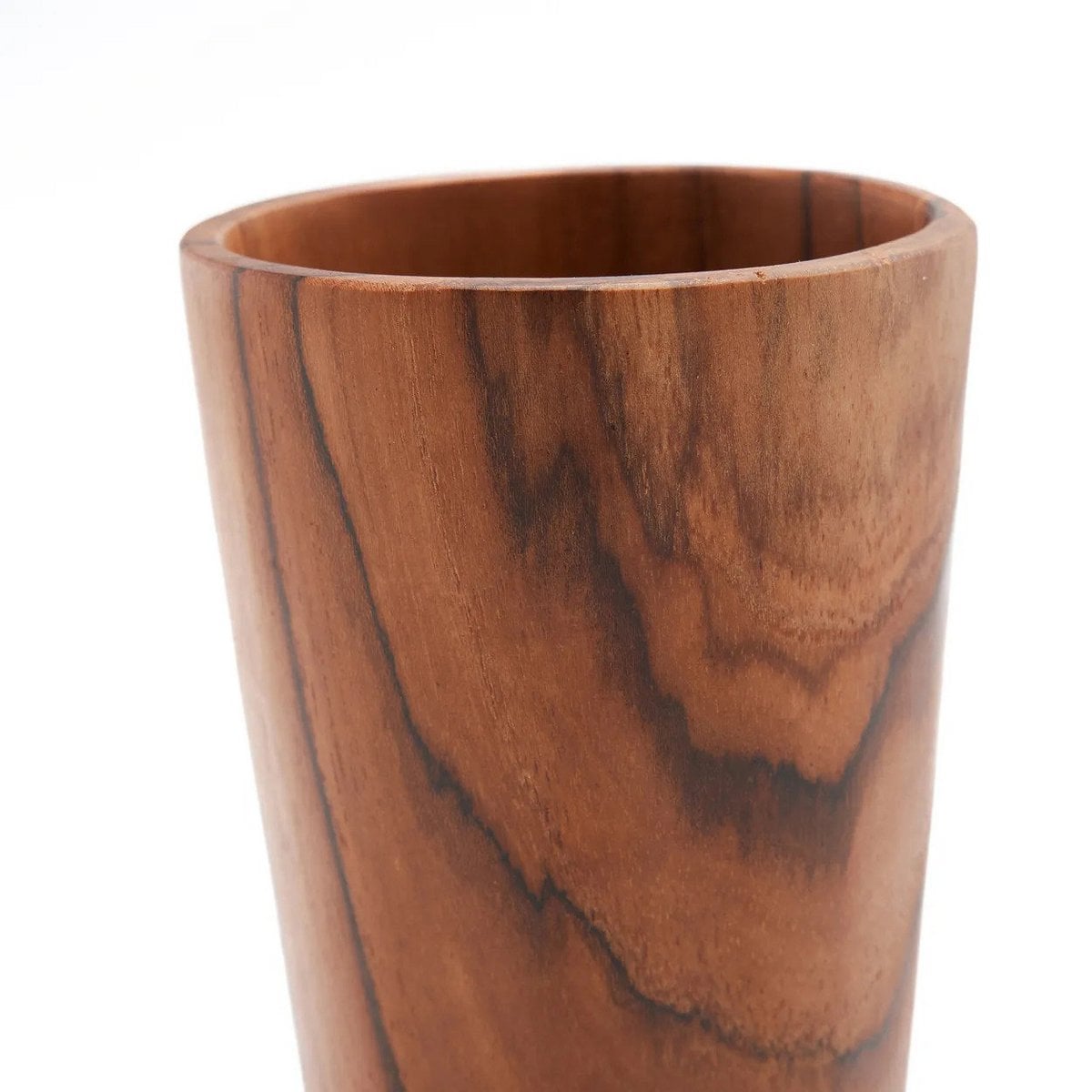 Hoher Becher aus Teakholz 16 cm | VIA X SELECTION