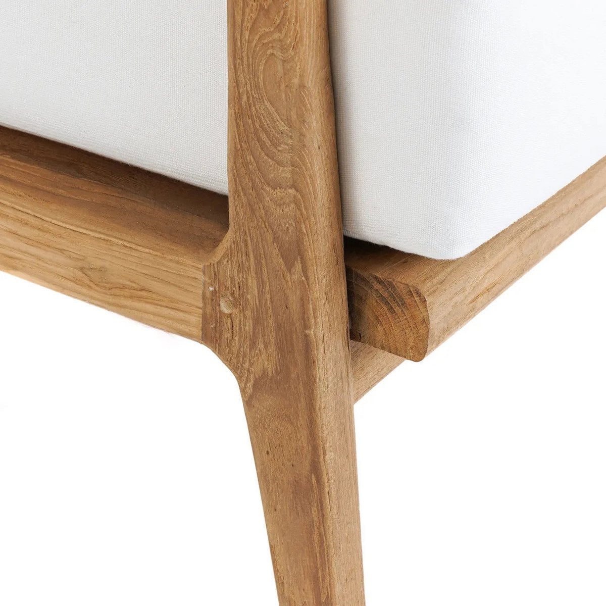Outdoor-Loungesessel aus recyceltem Teakholz mit losem Kissen | VIA X SELECTION
