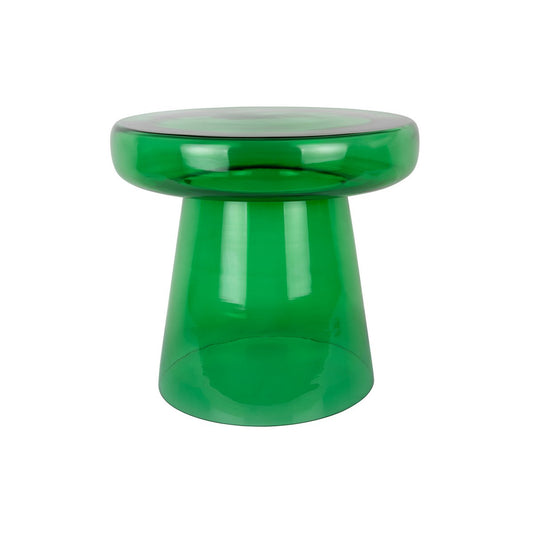Glas-Beistelltisch rauchgrün, Ø, 41 × 38 cm | VIA X SELECTION
