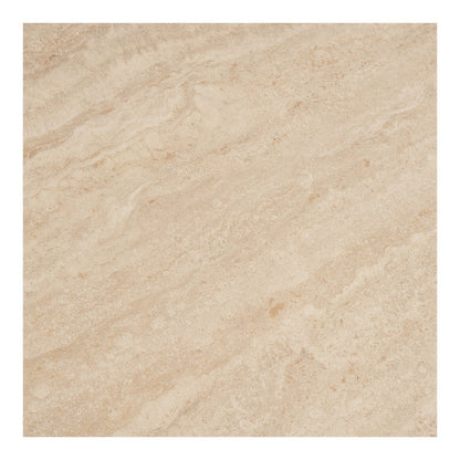Runder Couchtisch aus Keramik in Travertinoptik, Ø, 70 × 41 cm | VIA X SELECTION