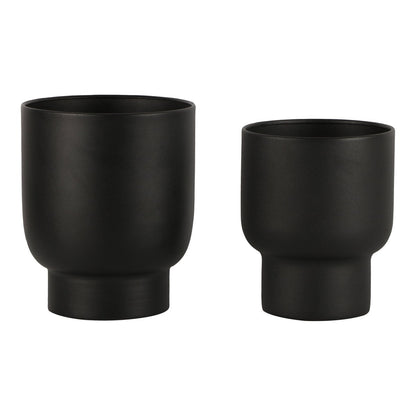 Pflanzständer-Set aus Metall, Schwarz, 2-teilig | VIA X SELECTION
