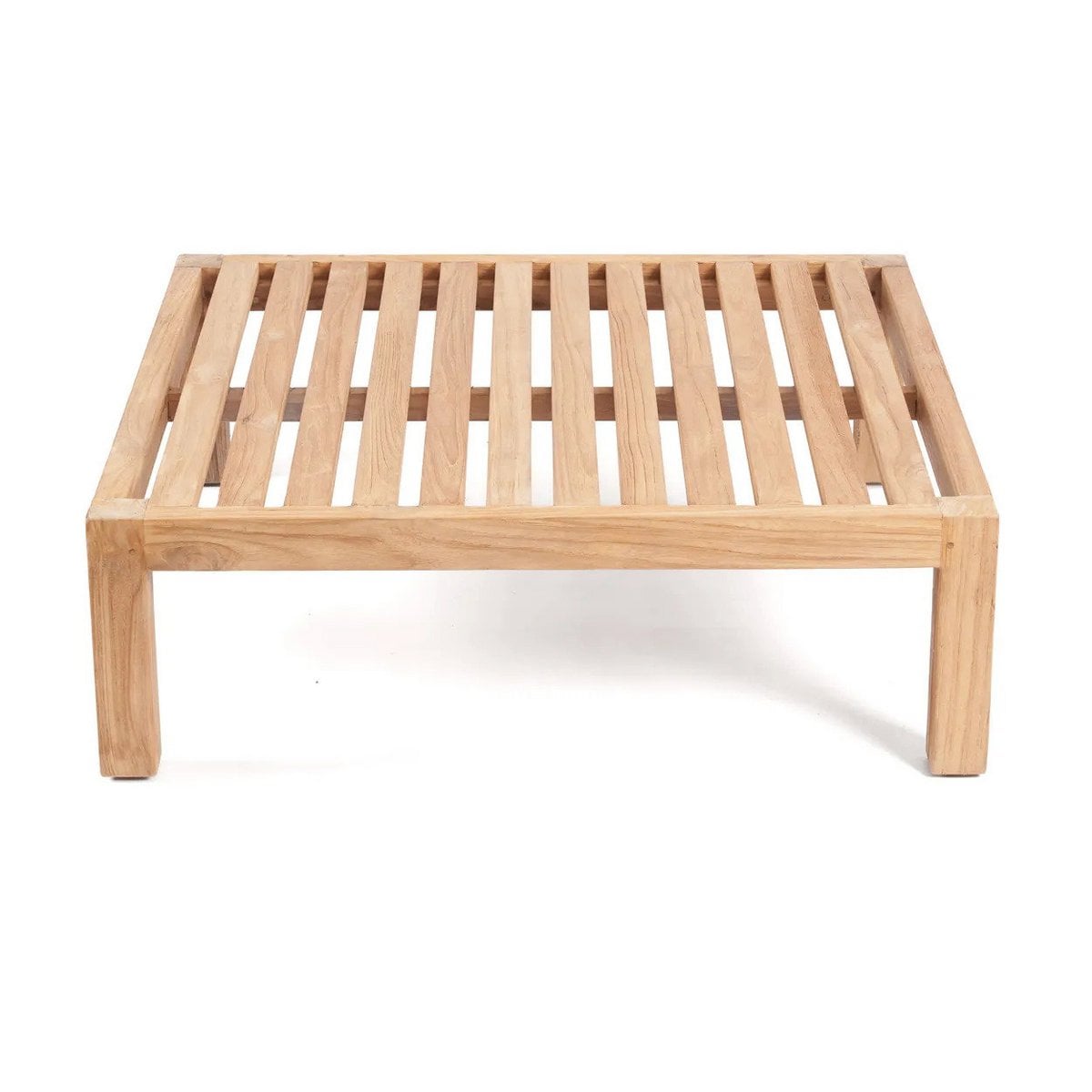 Modularer Outdoor-Ottomane aus Teakholz | VIA X SELECTION