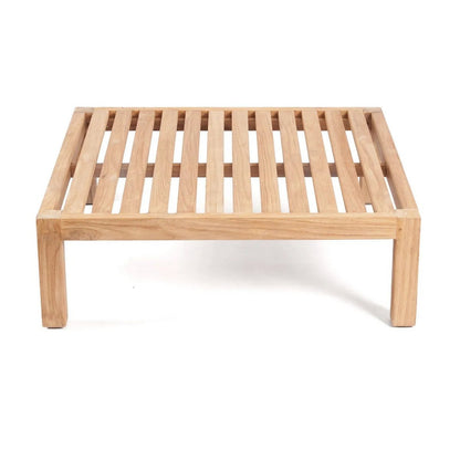 Modularer Outdoor-Ottomane aus Teakholz | VIA X SELECTION