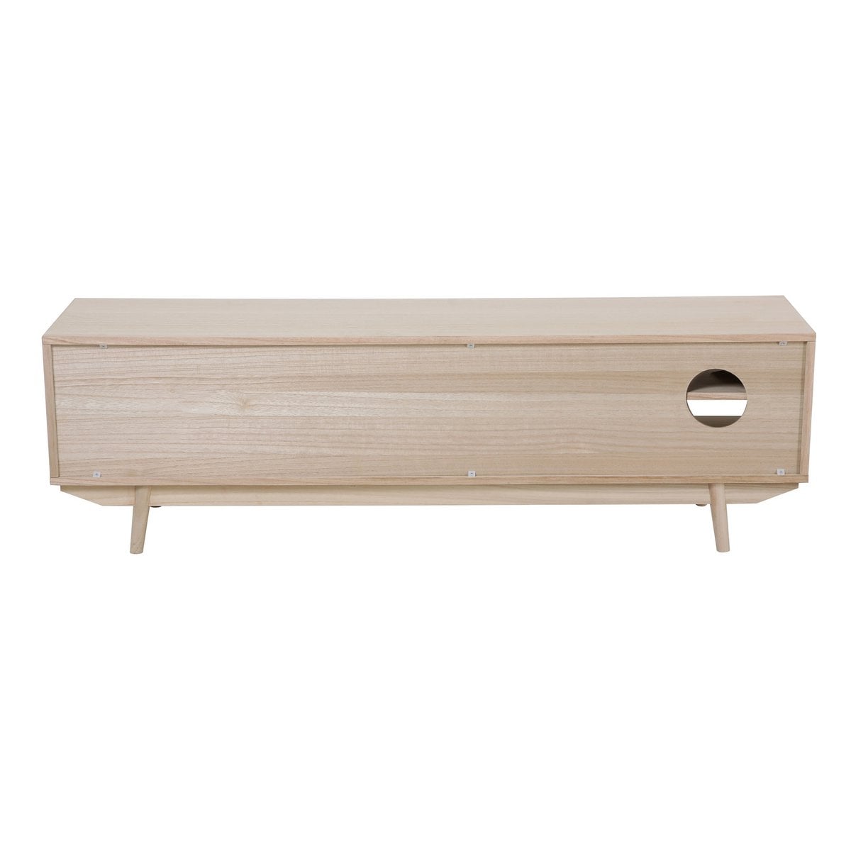 Lowboard mit Rattanfront, 36 × 150 × 45 cm | VIA X SELECTION