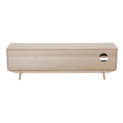 Lowboard mit Rattanfront, 36 × 150 × 45 cm | VIA X SELECTION