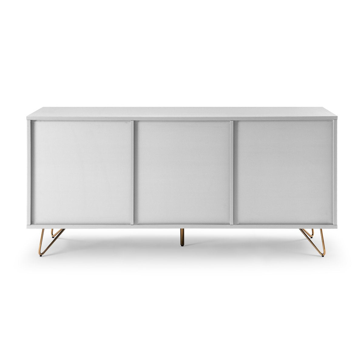 Sideboard weiß mit 2 Türen und 3 Schubladen, 40 × 150 × 70 cm | VIA X SELECTION