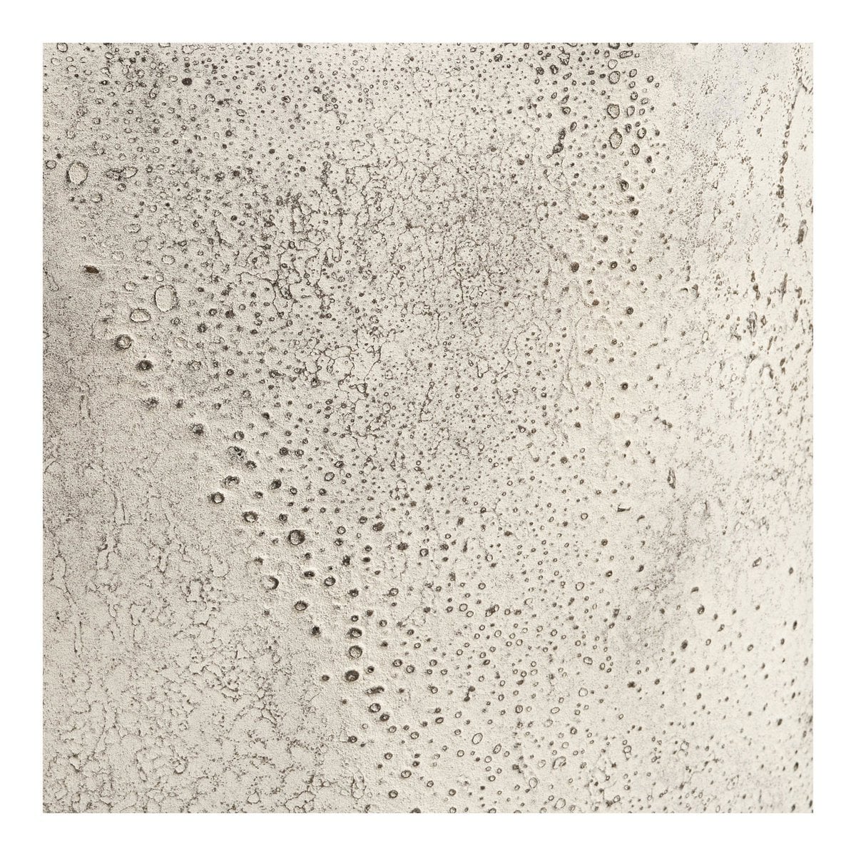 Hoher Blumentopf aus Metall, Antik-Beige, Ø 24 × 60,5 cm | VIA X SELECTION