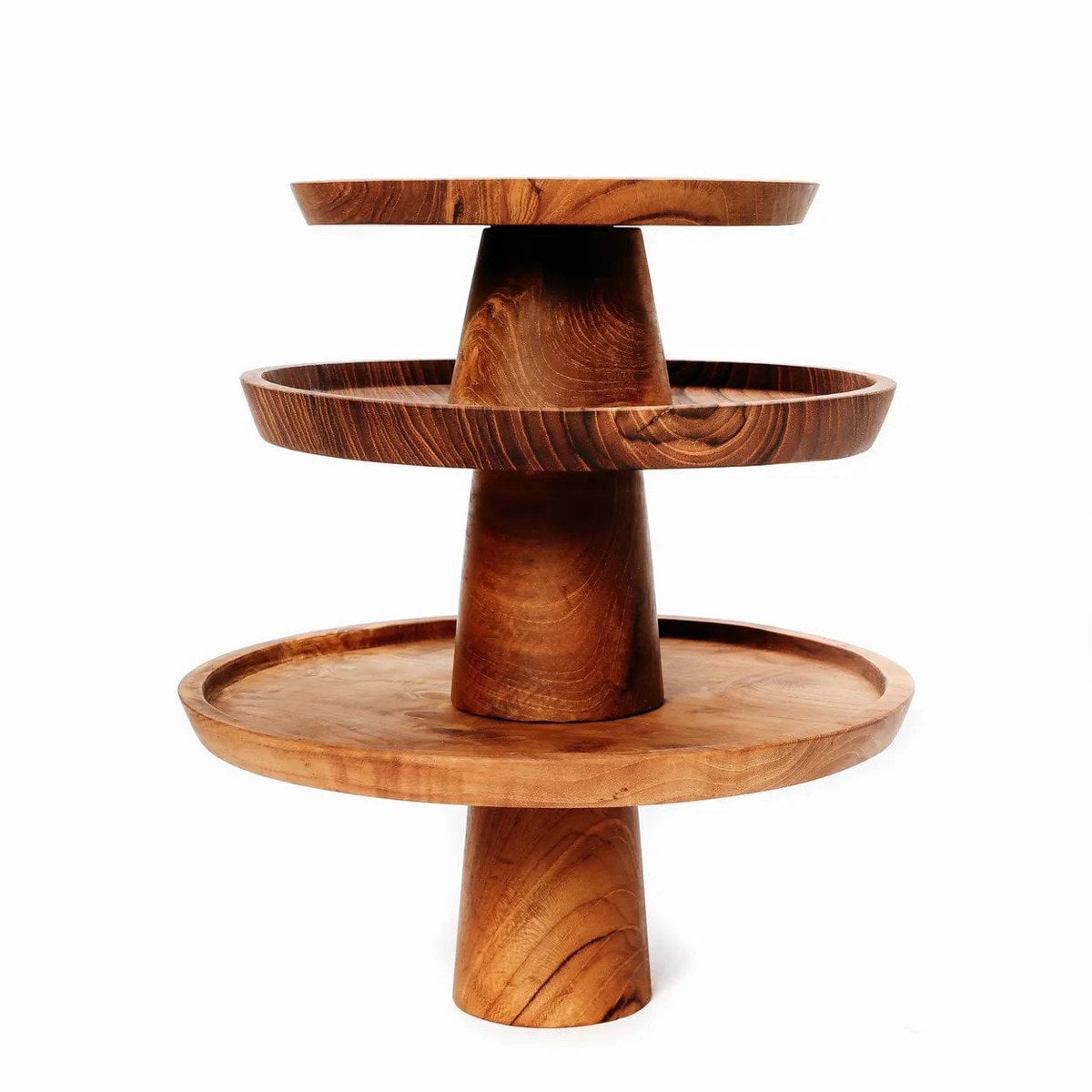 Kuchenständer aus Teakholz, Ø 24 cm | VIA X SELECTION