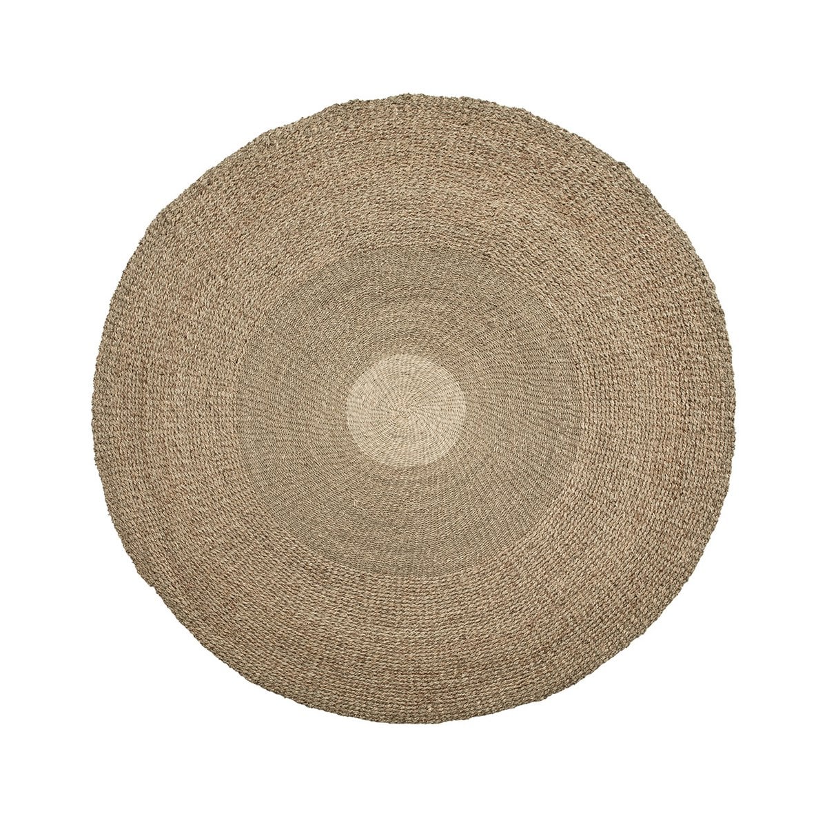 Runder Teppich aus Seegras natur, Ø 200 cm | VIA X SELECTION