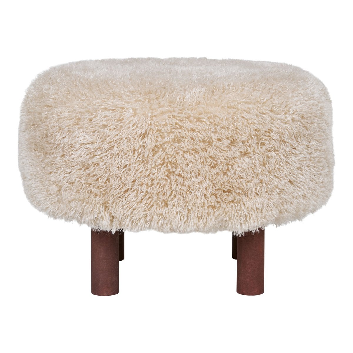 Quadratischer Pouf Beige-Braun | VIA X SELECTION