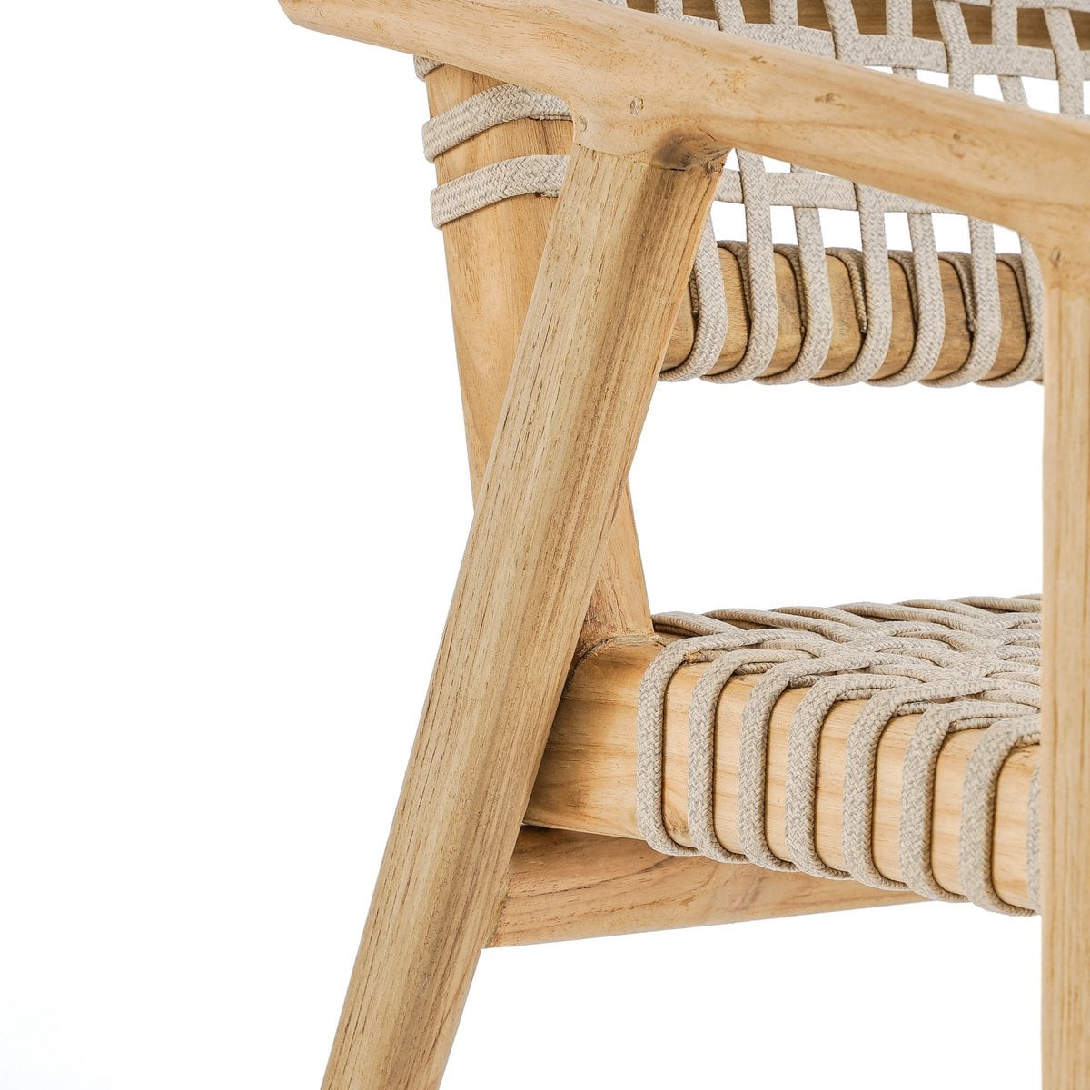 Esszimmerstuhl aus recyceltem Teakholz mit rustikalem Charakter | VIA X SELECTION