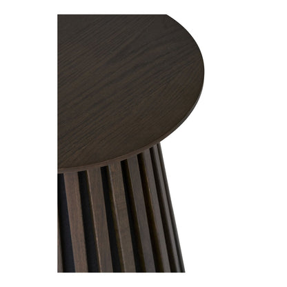Runder Beistelltisch in Räuchereiche, 40 × 40 × 50 cm | VIA X SELECTION