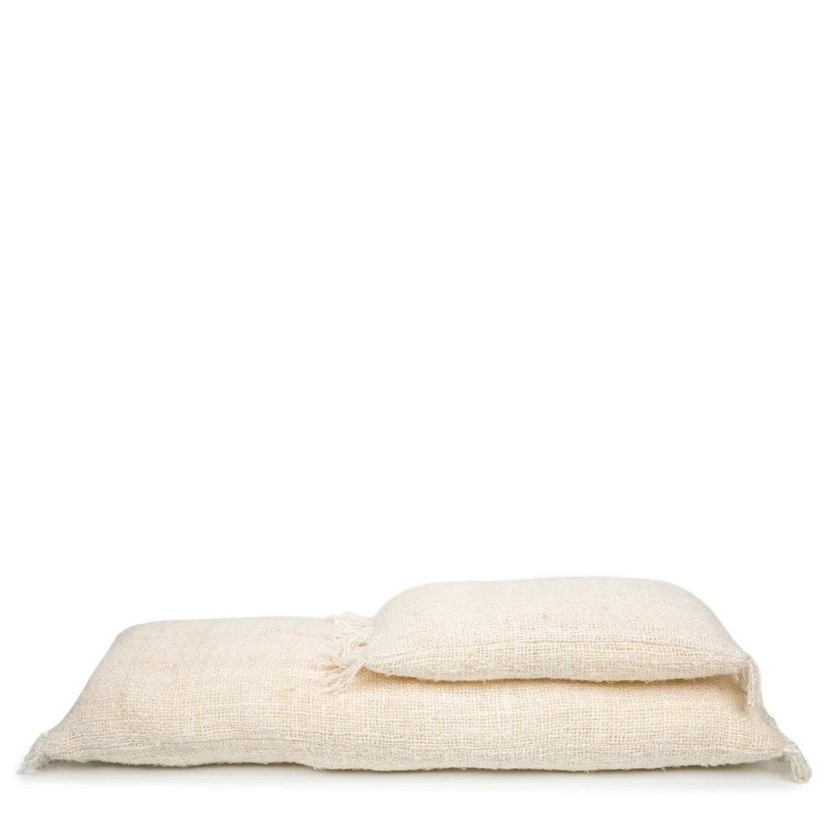 Kissenbezug aus Baumwolle in Creme, 30 × 50 cm | VIA X SELECTION