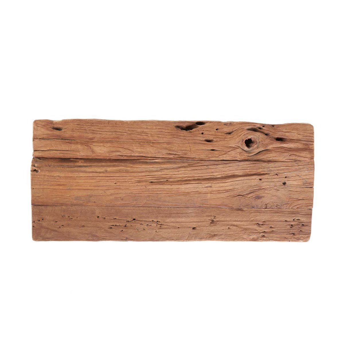 Hocker aus Holz natur mit schmaler Form | VIA X SELECTION