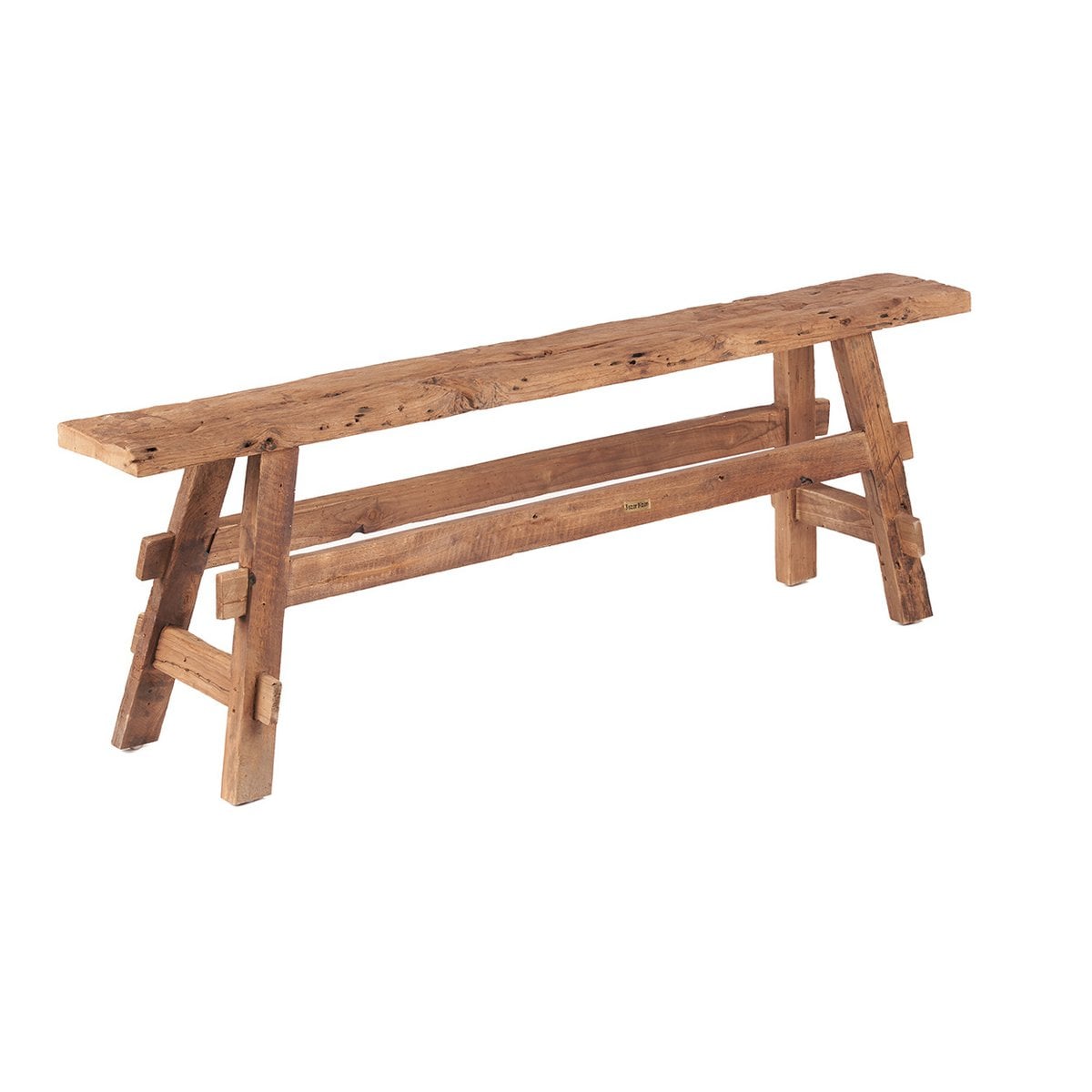 Sitzbank aus Holz natur 150 cm mit schmalem Format | VIA X SELECTION