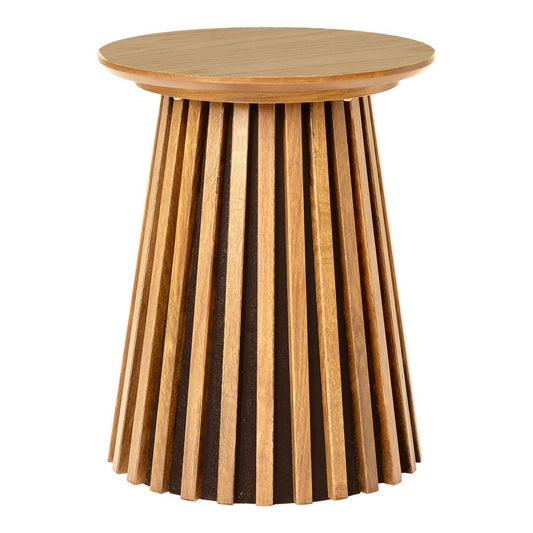 Runder Beistelltisch in Holzoptik, 40 × 40 × 50 cm | VIA X SELECTION