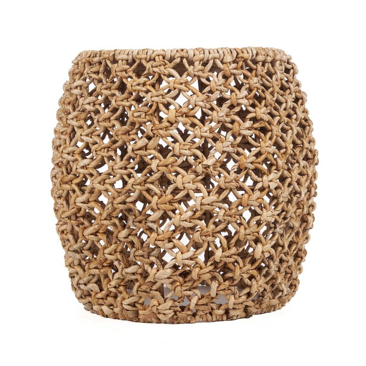 Geflochtener Hocker aus Bananenblatt in Natur | VIA X SELECTION