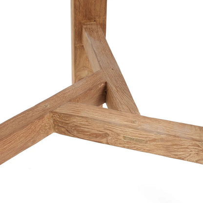 Runder Bartisch recyceltes Teakholz Outdoor, 90 × 90 × 105 cm | VIA X SELECTION