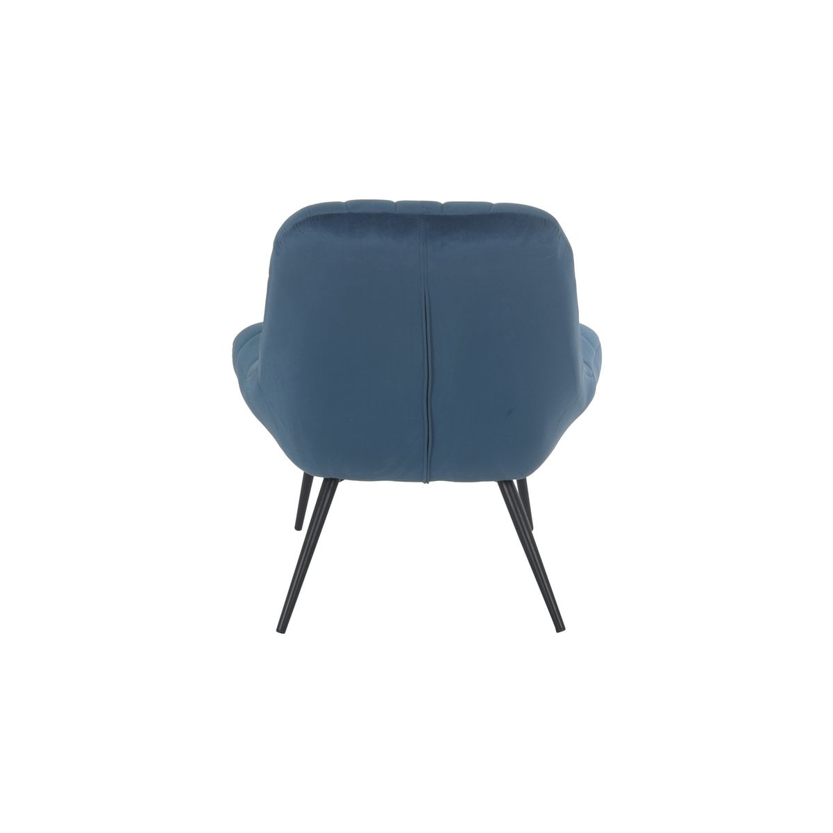 Loungesessel aus Samt blau mit XXL-Sitzfläche | VIA X SELECTION