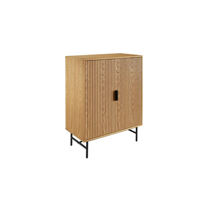 Hohe Kommode mit Eichenfront, 40 × 80 × 110 cm | VIA X SELECTION