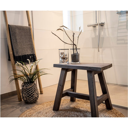 Sitzbank aus recyceltem Teakholz natur 50 cm | VIA X SELECTION