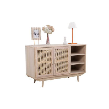 Sideboard mit Rattanfront, 36 × 100 × 65 cm | VIA X SELECTION
