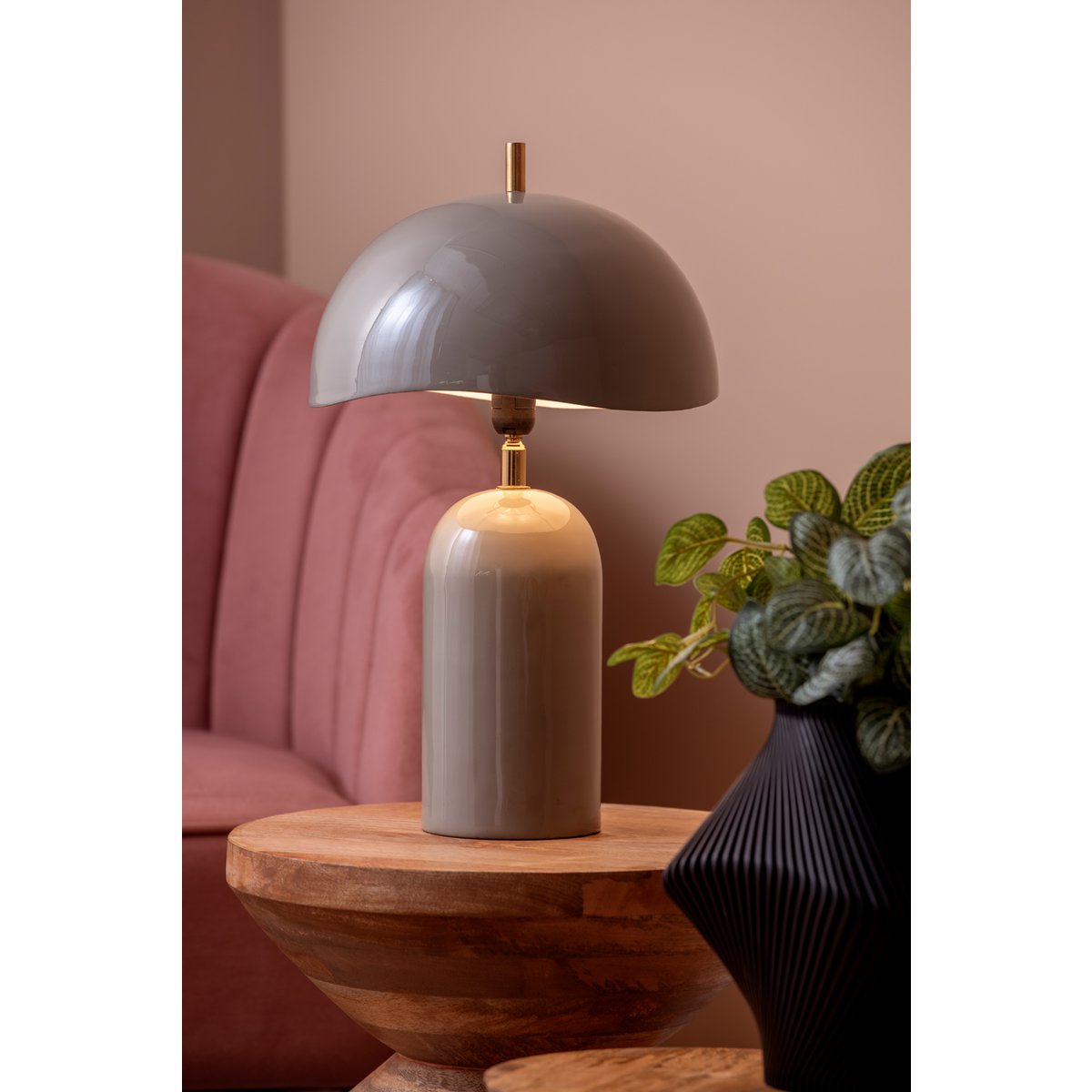 Leitmotiv Dear Tischleuchte in in Grau | VIA X SELECTION