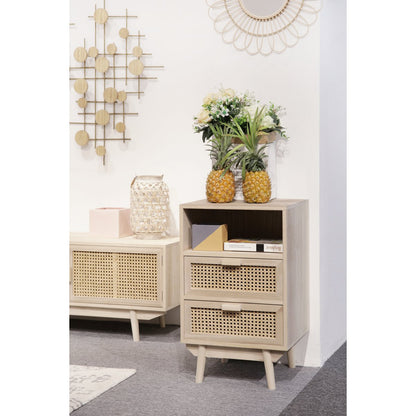 Kommode mit Rattangeflecht, 36 × 42 × 68 cm | VIA X SELECTION