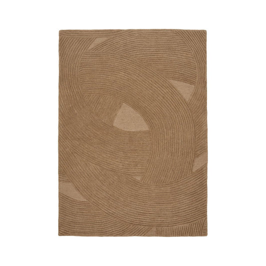 Handgetufteter Teppich braun, 160 × 230 cm | VIA X SELECTION
