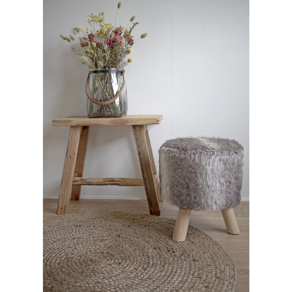 Sitzbank aus recyceltem Teakholz natur 50 cm | VIA X SELECTION