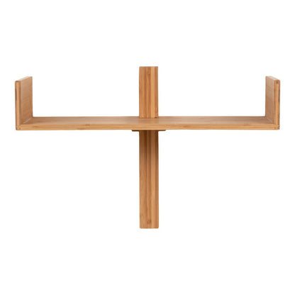 Wandregal aus Bambus natur, 50 × 25 × 36 cm | VIA X SELECTION
