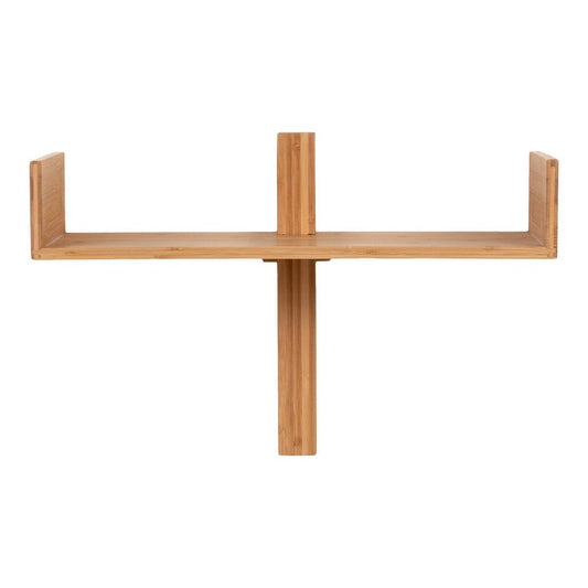 Wandregal aus Bambus natur, 50 × 25 × 36 cm | VIA X SELECTION