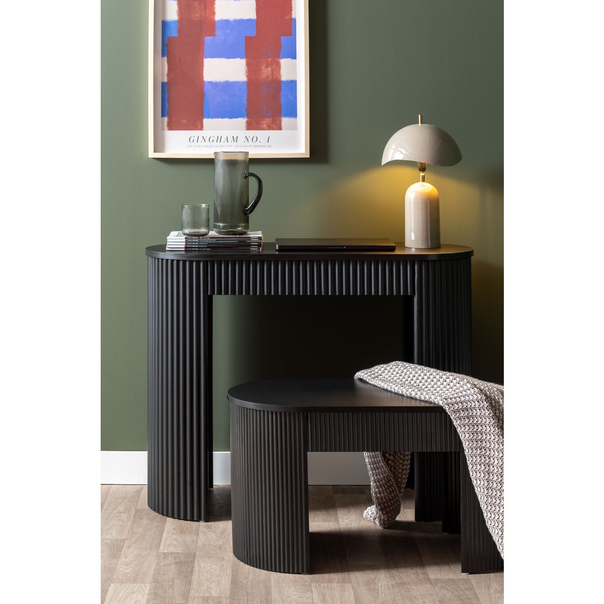 Leitmotiv Dear Tischleuchte in in Grau | VIA X SELECTION