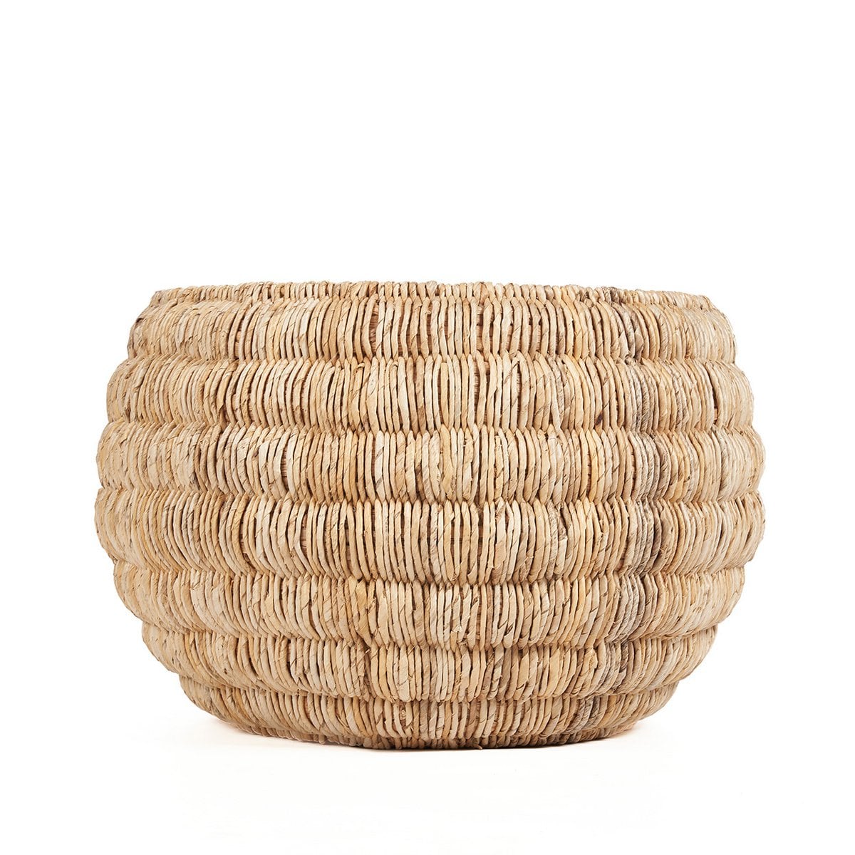 Korb aus Palmblatt natur, 58 × 58 × 37 cm | VIA X SELECTION