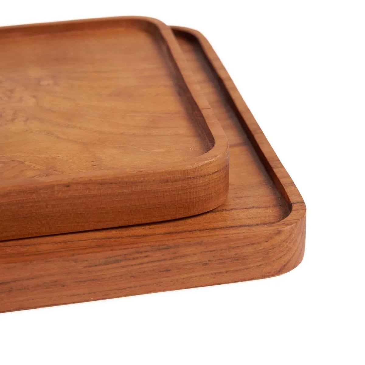 Quadratischer Teller aus Teakholz 15 cm | VIA X SELECTION