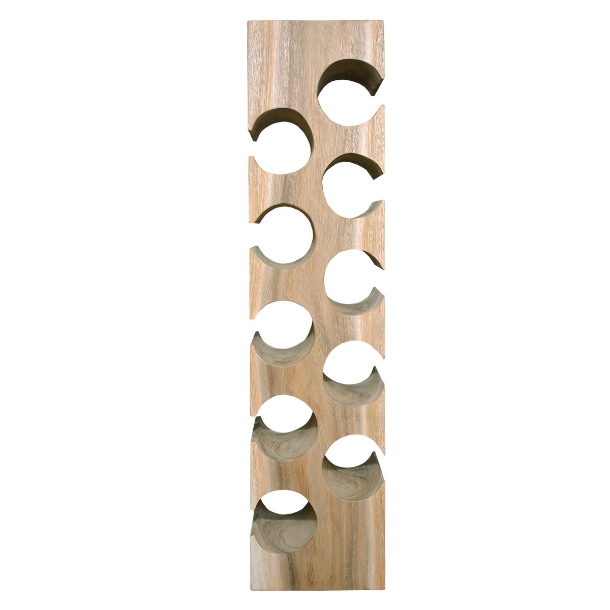 Weinregal aus Holz, 21 × 18 × 87 cm | VIA X SELECTION