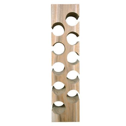 Weinregal aus Holz, 21 × 18 × 87 cm | VIA X SELECTION